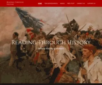 Readingthroughhistory.com(Where history) Screenshot