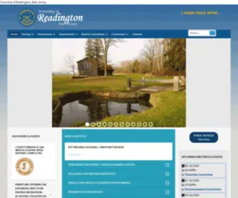 Readingtontwp.org(Readington Township) Screenshot
