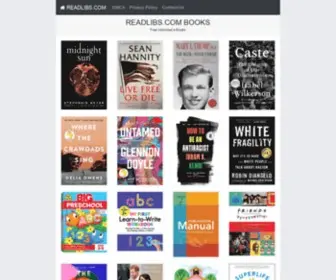 Readlibs.com(Books Library) Screenshot