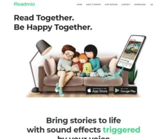Readmio.com(Enjoy interactive children stories with sounds) Screenshot