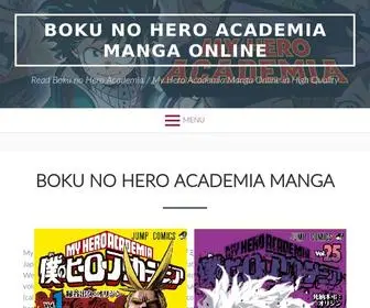 Readmyheromanga.com(My hero academy manga) Screenshot