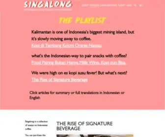 Readsingalong.com(Coffee Essay) Screenshot
