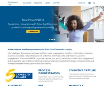 Readsoft.com(Intelligent Automation (IA) to Empower Organizations) Screenshot