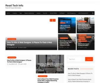 Readtechinfo.com(Read Tech Info) Screenshot
