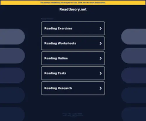 Readtheory.net(readtheory) Screenshot
