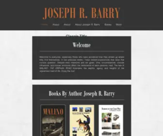 Readwhatagentswont.com(Author Joseph R. Barry Malino) Screenshot