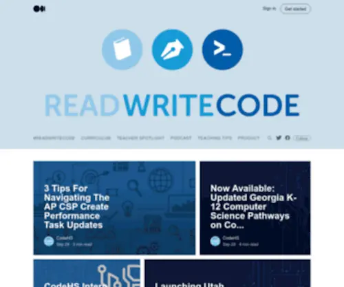 Readwritecode.blog(Readwritecode blog) Screenshot