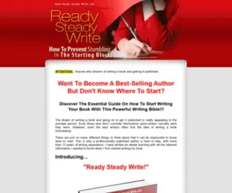 Ready-Steady-Write.com(Ready Steady Write) Screenshot