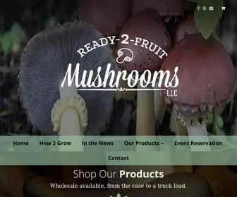 Ready2Fruitmushrooms.com(Logs, kits and accessories) Screenshot