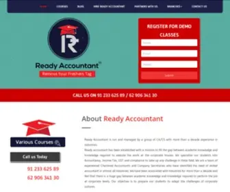 Readyaccountant.com(Remove Your Freshers Tag) Screenshot