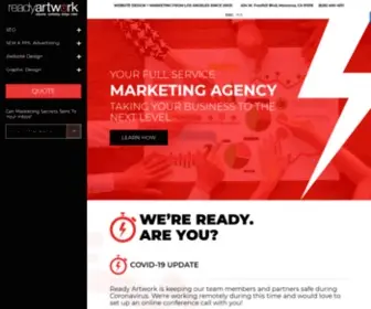 Readyartwork.com(Website Design) Screenshot