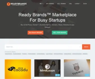 Readybrands.com(Marketplace For Busy Startups) Screenshot