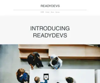 Readydevs.io(Home) Screenshot