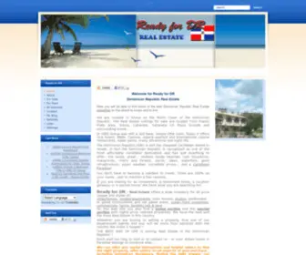 Readyfordr.com(Welcome for Ready for DR Dominican Republic Real Estate) Screenshot
