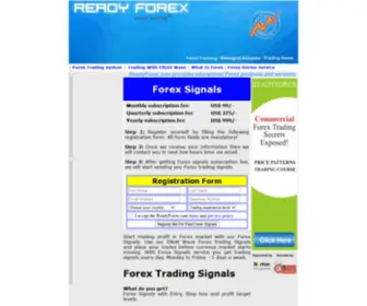 Readyforex.com(Forex Training Courses) Screenshot