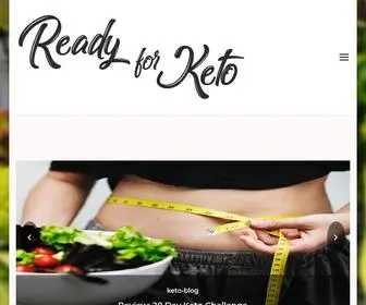 Readyforketo.com(Ready for Keto) Screenshot