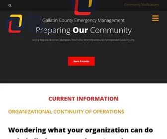 Readygallatin.com(Gallatin County Emergency Management) Screenshot
