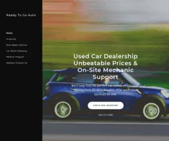 Readygoauto.com(Ready To Go Auto) Screenshot