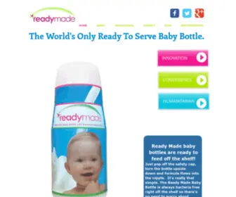 Readymadeinc.com(Ready To Feed Baby Bottle) Screenshot