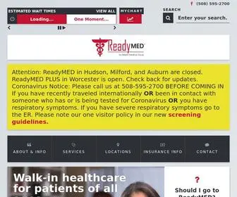 Readymed.org(ReadyMED by Reliant Medical Group) Screenshot