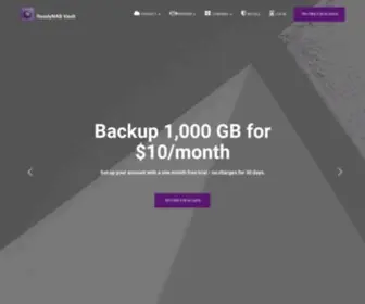 Readynasvault.com(Protect Your Data) Screenshot