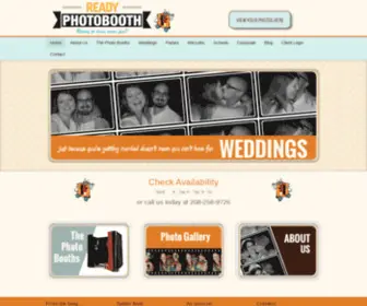 Readyphotobooth.com(Photo Booth Rentals for Weddings) Screenshot