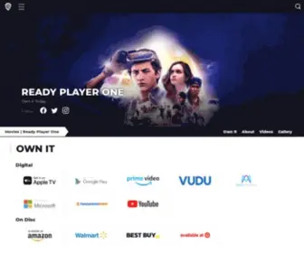 Readyplayerone.com(Ready Player One) Screenshot