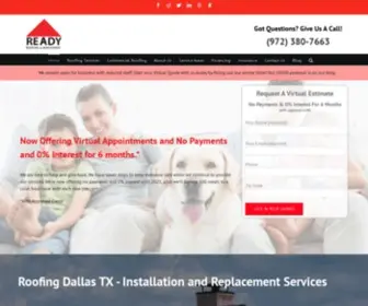 Readyrooftx.com(Ready Roofing Dallas TX) Screenshot