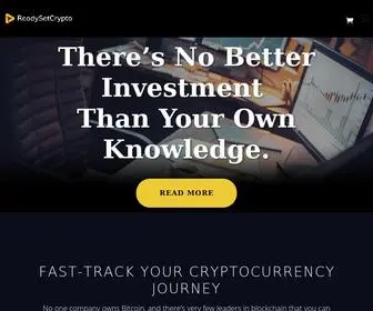 Readysetcrypto.com(Learn Cryptocurrency investing and analysis) Screenshot