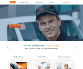 Readysetgodeliverycourier.ca(Courier Service) Screenshot