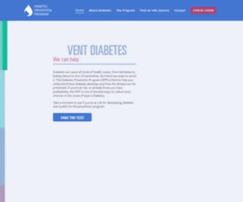 Readysetprevent.org(Diabetes Prevention Program) Screenshot