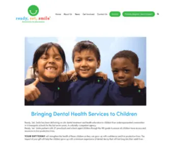 Readysetsmile.org(Ready Set Smile) Screenshot