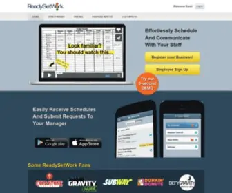 Readysetwork.com(Easy Employee Scheduling) Screenshot