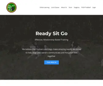 Readysitgo.com(Ready, Sit, Go) Screenshot