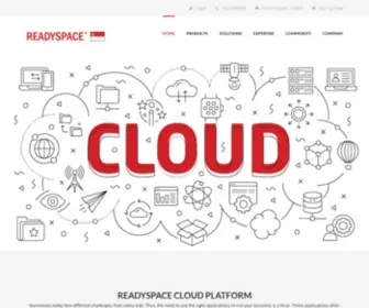 Readyspace.com.sg(ReadySpace Cloud Services) Screenshot
