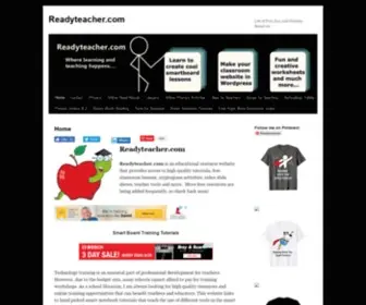 Readyteacher.com(Ready Teacher I Free Worksheets and Tutorials) Screenshot