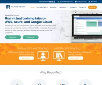 Readytech.com(Online Training Software) Screenshot