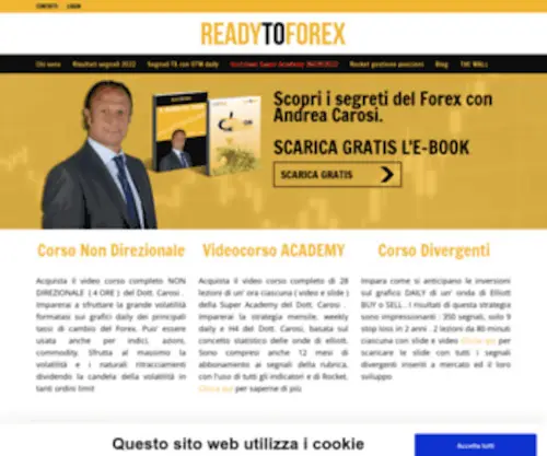 Readytoforex.com(Analisi Strategie e Tecniche Trading Forex) Screenshot