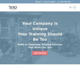 Readytrainingonline.com(Employee Training with a Comprehensive Learning Management System) Screenshot