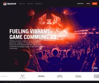 Readyup.com(ReadyUp is the interactive event platform) Screenshot