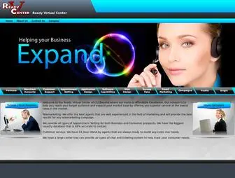 Readyvirtualcenter.com(Appointment Setting and Telemarketing Services) Screenshot