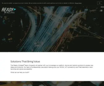 Readywireless.com(Ready Wireless IoT Solutions) Screenshot