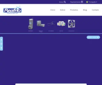 Reafrio.com.br(Tecnologia para o leite) Screenshot