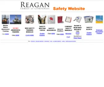 Reagansafety.com(Reagan Equipment Company) Screenshot