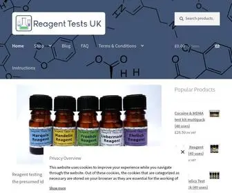 Reagent-Tests.uk(Test MDMA) Screenshot