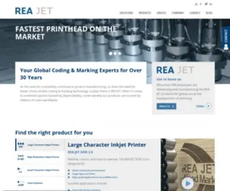 Reajetus.com(Industrial Coding and Marking Systems) Screenshot