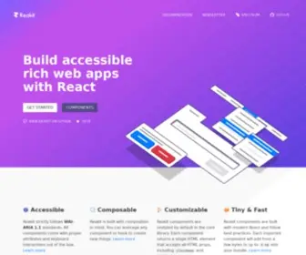 Reakit.io(Toolkit for building accessible UIs) Screenshot