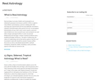 Real-Astrology.com(Real Astrology) Screenshot