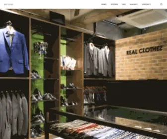 Real-Clothes.jp(スーツレンタル) Screenshot