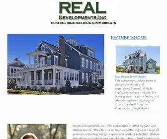 Real-Developmentsinc.com(Real Developments) Screenshot